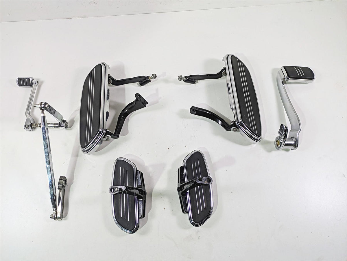 2009 Harley Touring FLHX Street Glide Front Rear Floorboard Pedals Set 50688-04 {{ shop.shopifyCountryName }} - Mototech271