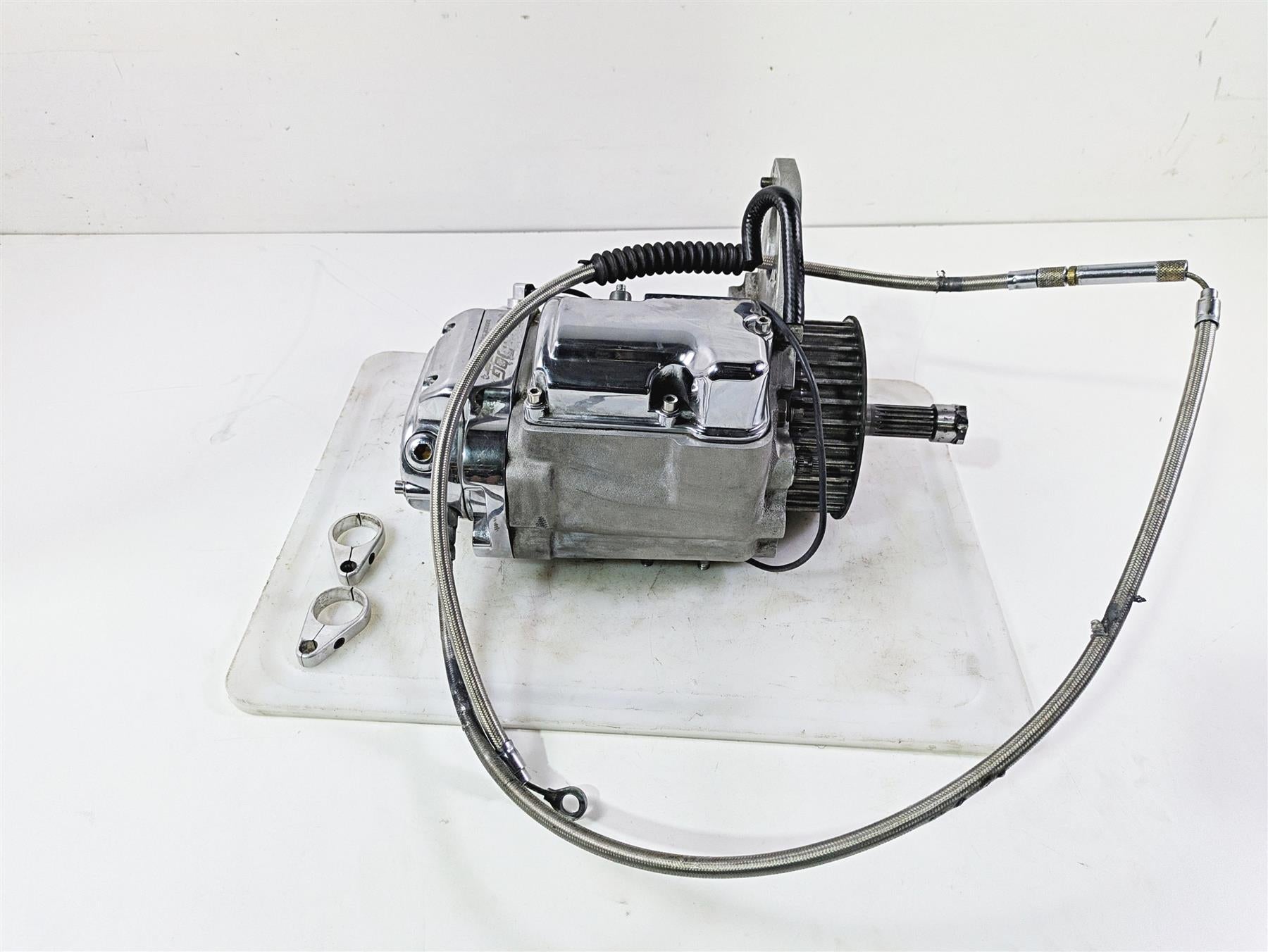 2002 Big Dog Pitbull Jims Baker 6 Speed Overdrive Transmission Gear Box 8004C6 {{ shop.shopifyCountryName }} - Mototech271