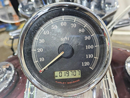 2008 Harley FXCWC Softail Rocker Speedometer Gauge Instrument - 19k 67517-08 {{ shop.shopifyCountryName }} - Mototech271