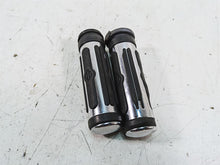 Load image into Gallery viewer, 2008 Harley FLHTCU Electra Glide Oem Chrome Rubber Hand Grip Set 56246-08 | Mototech271

