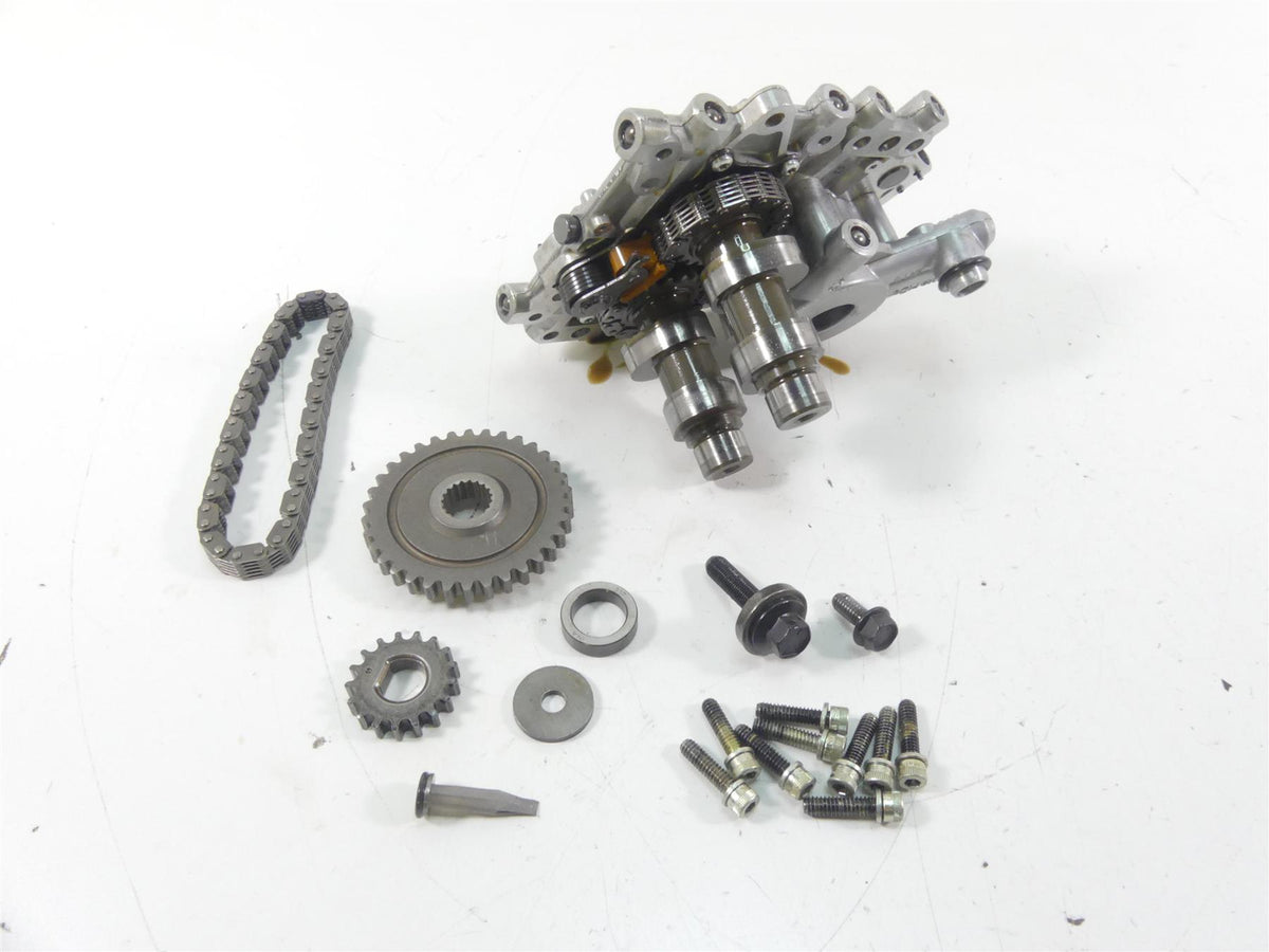 2002 Harley Softail FXSTDI Deuce Camshaft Plate Holder Oil Pump Set 25245-00 {{ shop.shopifyCountryName }} - Mototech271
