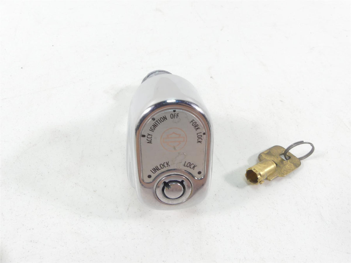 2016 Harley Touring FLTRX Road Glide Ignition Switch Chrome Knob + Key 71400017A {{ shop.shopifyCountryName }} - Mototech271