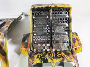 2001 Yamaha Banshee YFZ350 Painted Flames Front Rear Fairings 2GU-W2151-B1-00 | Mototech271