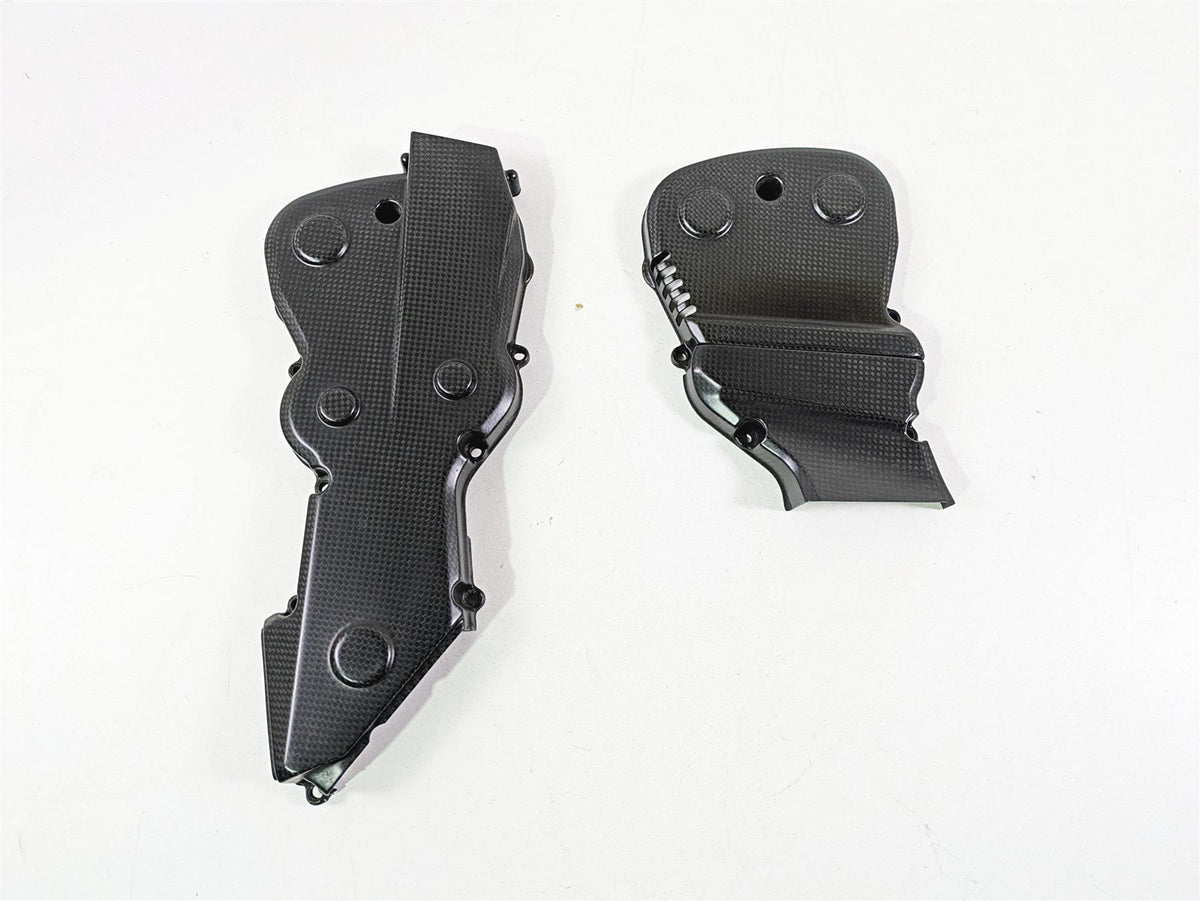 2013 Ducati Hypermotard 821 SP Carbon Fiber Timing Belt Cover Set 24511401A {{ shop.shopifyCountryName }} - Mototech271