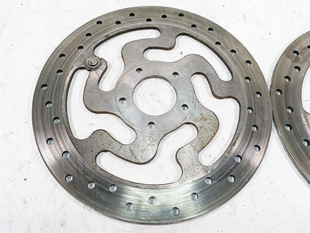 2010 Harley Touring FLHTCU Electra Glide Brembo Front Brake Rotor Set 41808-08A {{ shop.shopifyCountryName }} - Mototech271