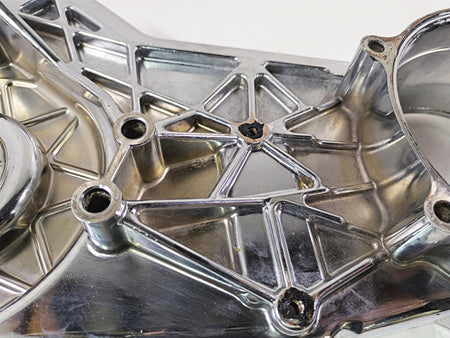 2002 Big Dog Pitbull Chrome Inner Primary Drive Clutch Cover {{ shop.shopifyCountryName }} - Mototech271