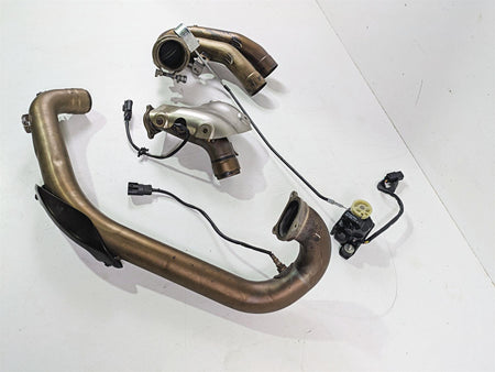 2013 Ducati Hypermotard 821 SP Exhaust Header Pipe & Servo Set 57013292B {{ shop.shopifyCountryName }} - Mototech271