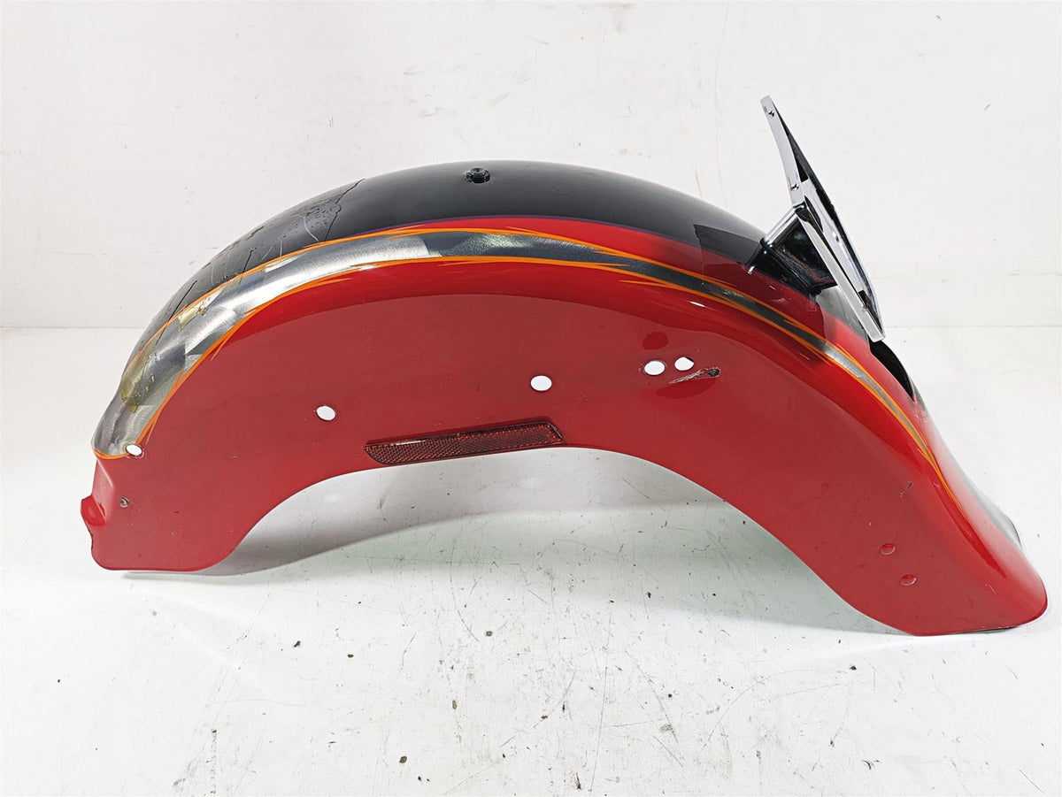 2005 Harley Softail FLSTFSE CVO Fat Boy Rear Fender Electric Cherry 59631-05 {{ shop.shopifyCountryName }} - Mototech271