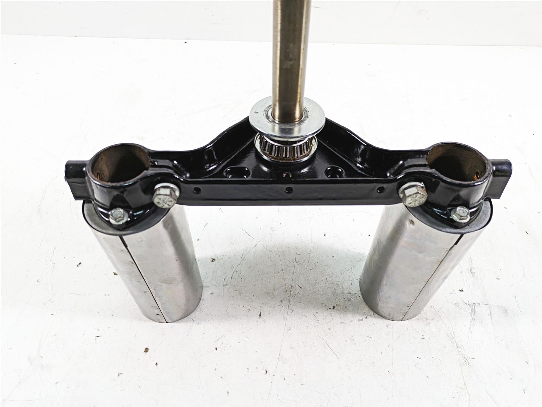 2009 Harley Touring FLHTCU Electra Glide Upper Lower Triple Tree - Read 45435-10 {{ shop.shopifyCountryName }} - Mototech271