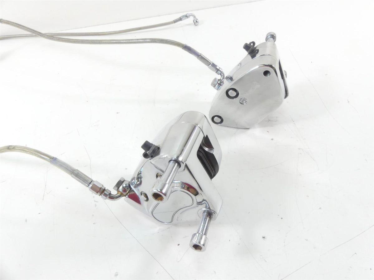 1997 Harley Dyna FXDS Super Glide Conv Front Chrome Brake Caliper Set 44023-83C {{ shop.shopifyCountryName }} - Mototech271
