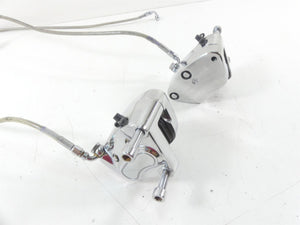 1997 Harley Dyna FXDS Super Glide Conv Front Chrome Brake Caliper Set 44023-83C | Mototech271