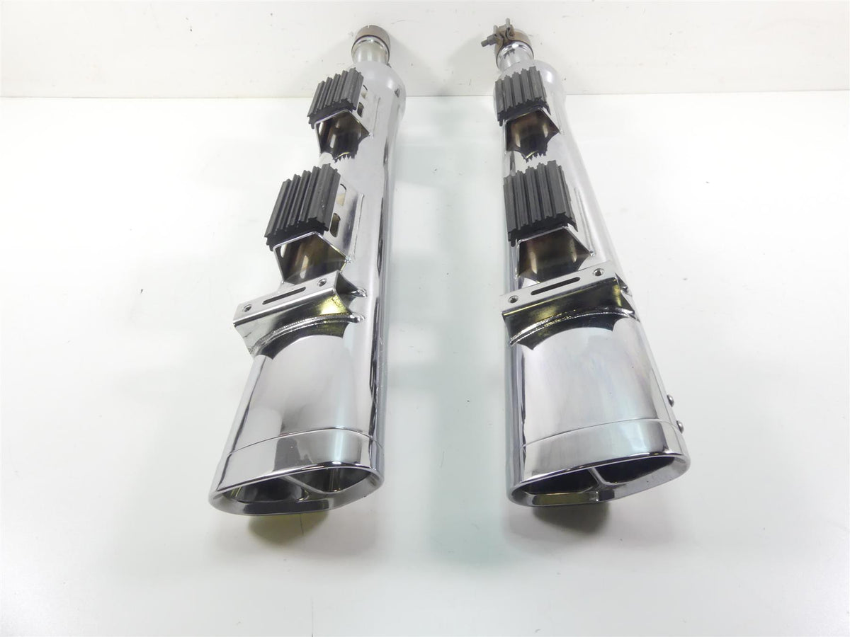 2015 Victory Cross Country Tour Performance Exhaust Slip On Muffler Set 1261978 {{ shop.shopifyCountryName }} - Mototech271