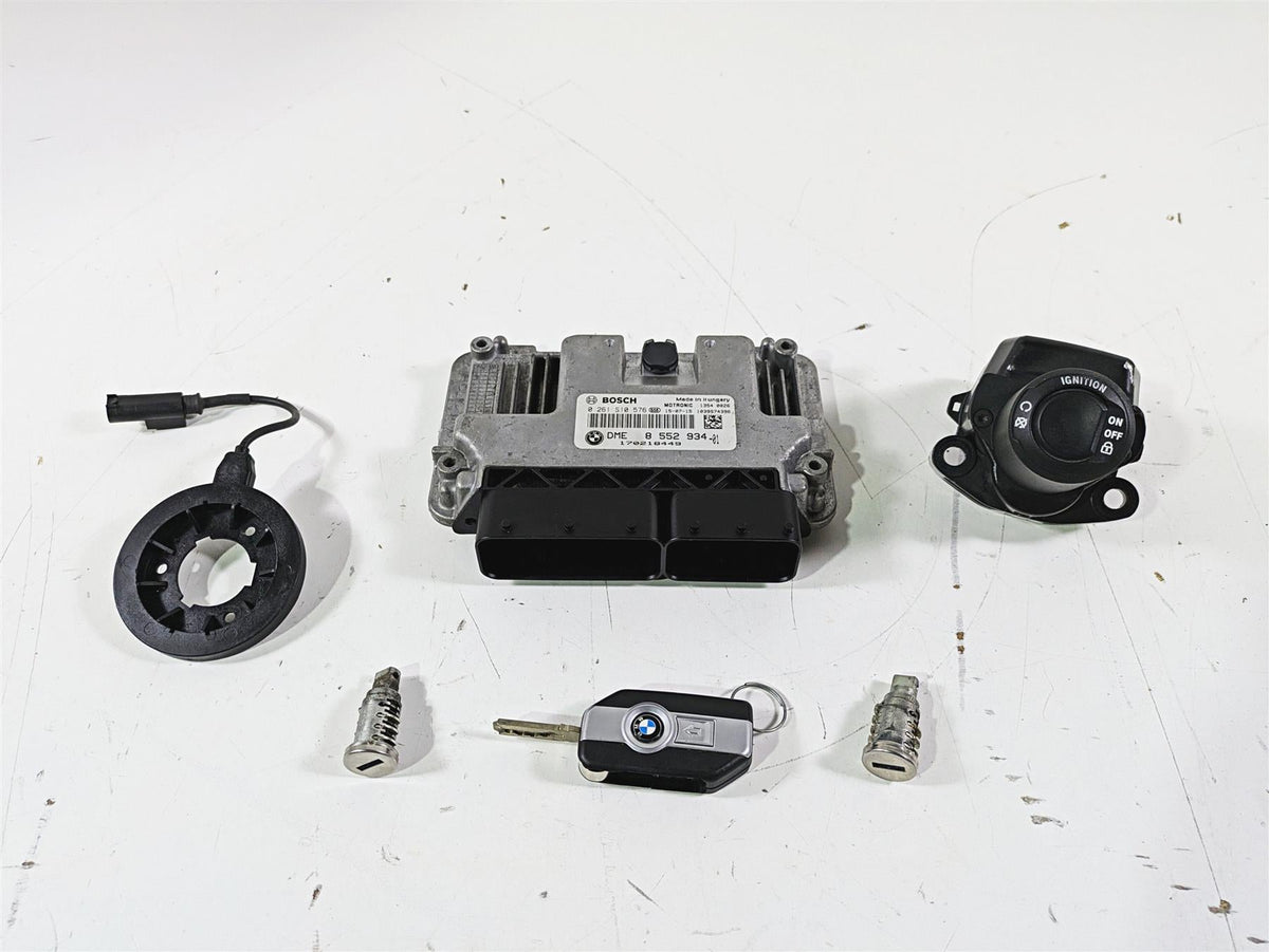2016 BMW R1200GS GSW K50 Cdi Ecm Ignition Handsfree Switch Key Lock Set 8552934 {{ shop.shopifyCountryName }} - Mototech271