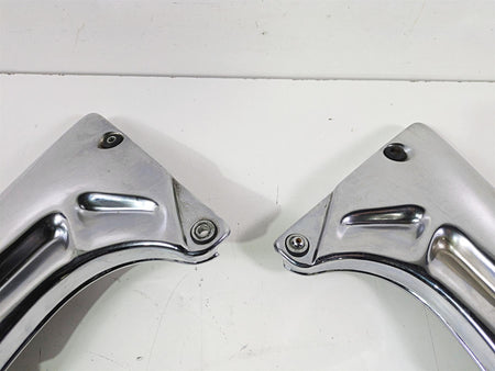 1998 Moto Guzzi California 1100 EV Rear Side Chrome Cover Fairing Set GU03467300 {{ shop.shopifyCountryName }} - Mototech271