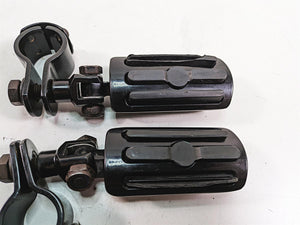 2009 Harley Softail FLSTSB Cross Bones Aftermarket Black Highway Peg Set