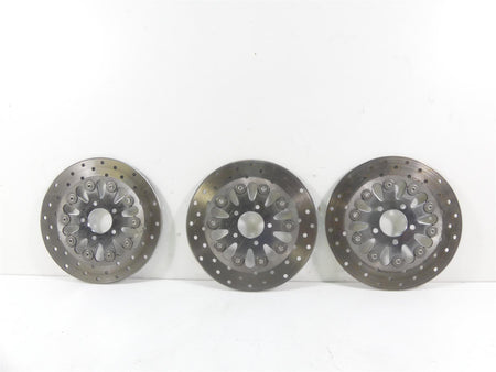 2000 Harley Dyna FXR4 CVO Super Glide Front & Rear Brake Rotor Disc Set 44372-00 {{ shop.shopifyCountryName }} - Mototech271