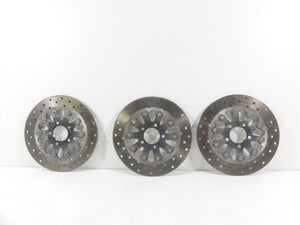 2000 Harley Dyna FXR4 CVO Super Glide Front & Rear Brake Rotor Disc Set 44372-00 | Mototech271