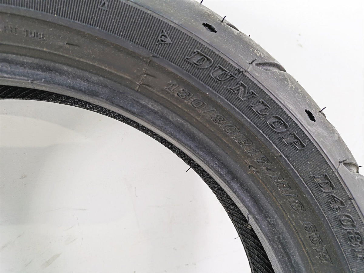 Used Front Motorcycle Harley Tire Dunlop D408F 130/80B17 DOT5121 627505 {{ shop.shopifyCountryName }} - Mototech271