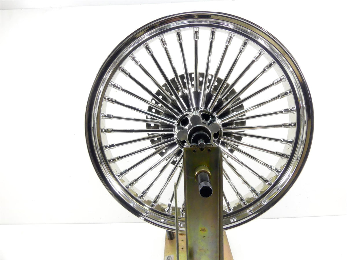 2017 Harley Softail FXSB Breakout Chrome Front Wheel Rim Fat Spoke 21x3.5 {{ shop.shopifyCountryName }} - Mototech271
