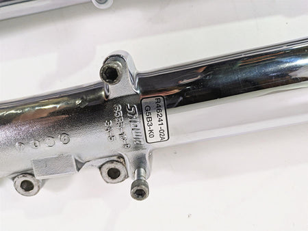 2007 Harley Touring FLHRSE CVO Road King Chrome Front Fork Leg Set 41mm 46240-02 {{ shop.shopifyCountryName }} - Mototech271