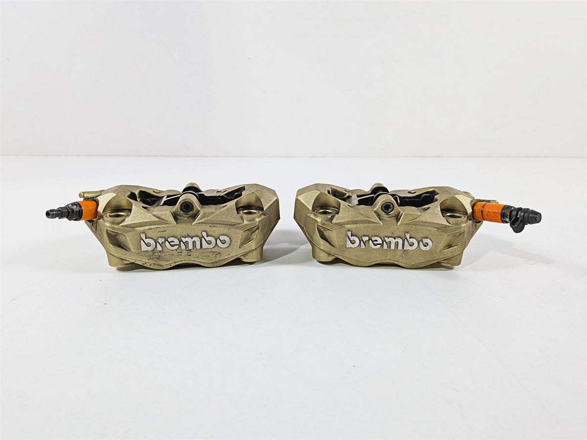 2016 Aprilia RSV 1100 Tuono V4 Factory Gold Brembo 100mm Front Brake Calipers {{ shop.shopifyCountryName }} - Mototech271