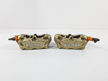 2016 Aprilia RSV 1100 Tuono V4 Factory Gold Brembo 100mm Front Brake Calipers {{ shop.shopifyCountryName }} - Mototech271