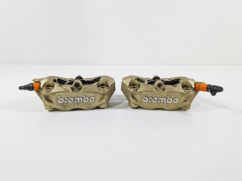 2016 Aprilia RSV 1100 Tuono V4 Factory Gold Brembo 100mm Front Brake Calipers {{ shop.shopifyCountryName }} - Mototech271