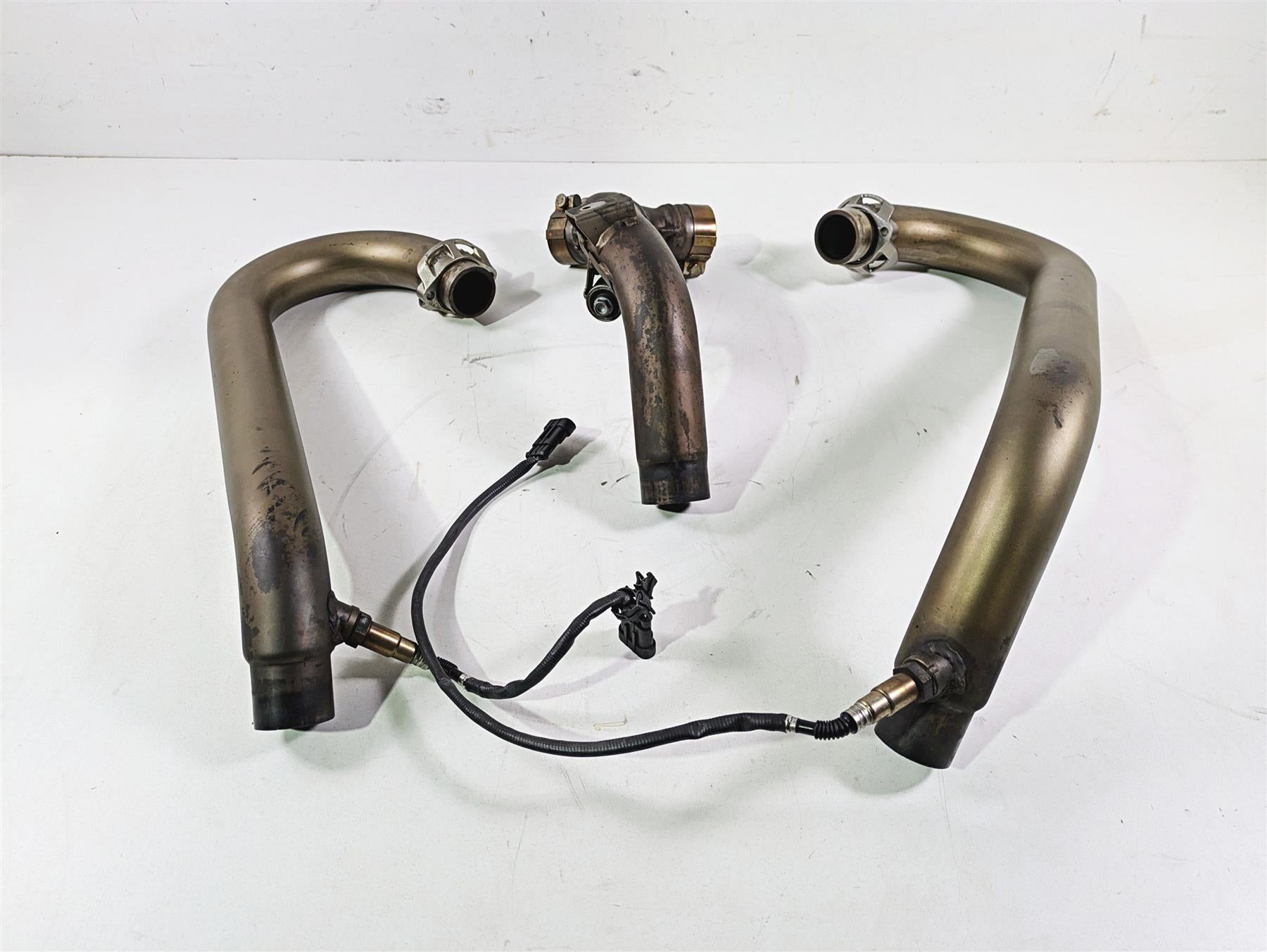 2016 Moto Guzzi Stelvio 1200 8V NTX Exhaust Header & Midpipe Set 897622 897623 | Mototech271
