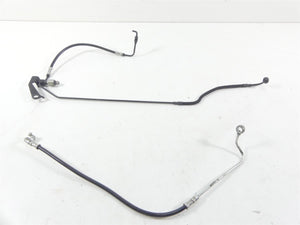 2012 Harley Touring FLHX Street Glide Rear Abs Brake Line Set 40611-09 40610-09