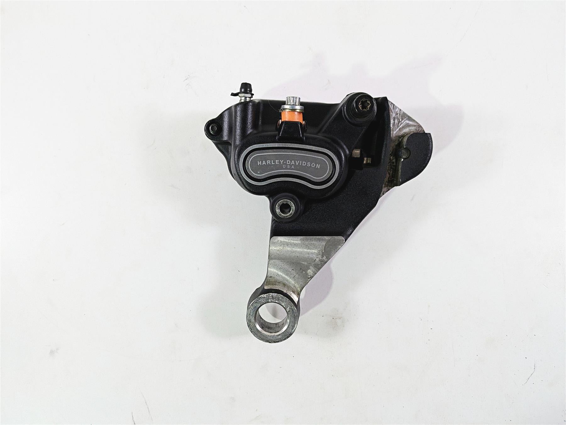 2009 Harley FLSTSB Cross Bones Rear Brake Caliper & Bracket 40908-08 42895-08A {{ shop.shopifyCountryName }} - Mototech271