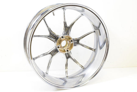 2008 Ducati 848 Straight Chrome Wheel Rim Set 17x3.5 17x5.5 50121161AB 50221341A {{ shop.shopifyCountryName }} - Mototech271