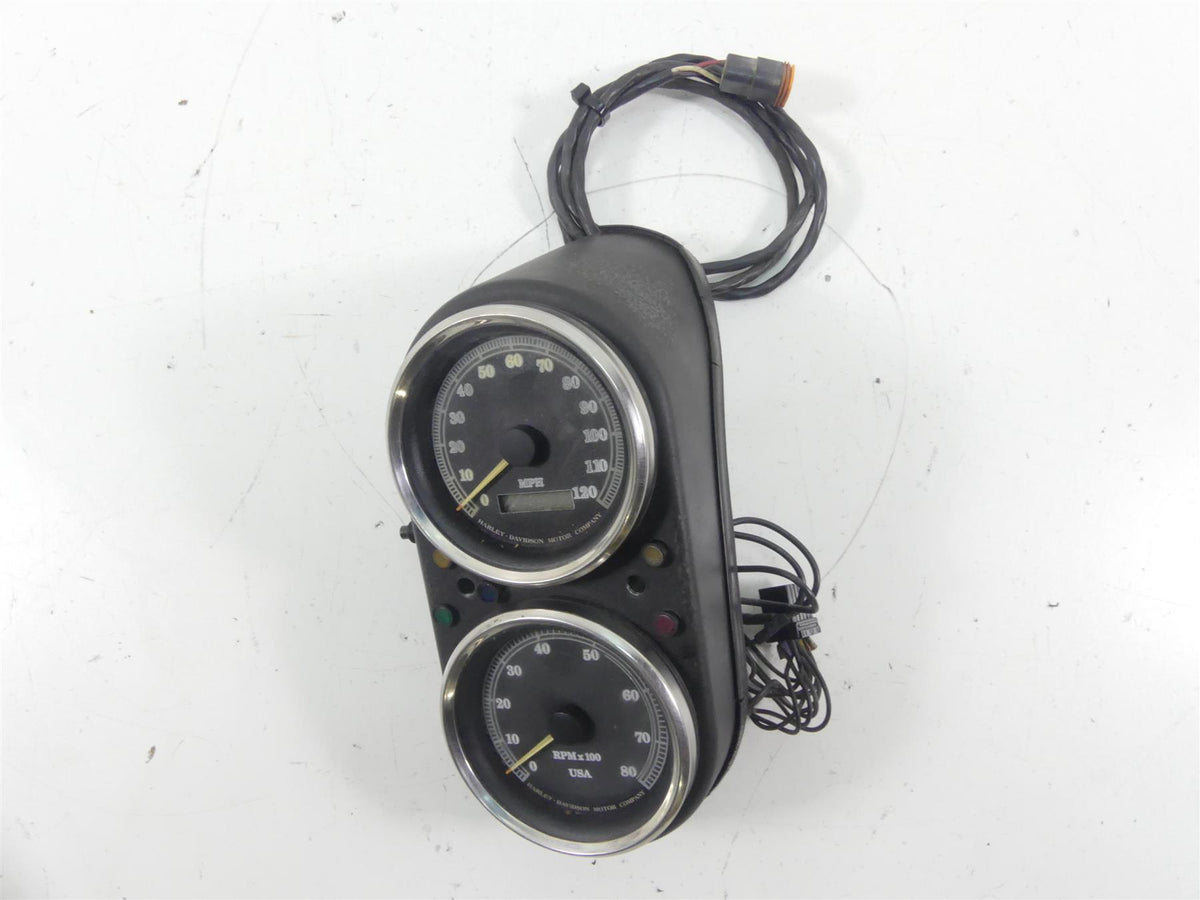 1998 Harley Dyna FXDL Low Rider Speedometer Tacho Gauges Console 67025-96C {{ shop.shopifyCountryName }} - Mototech271