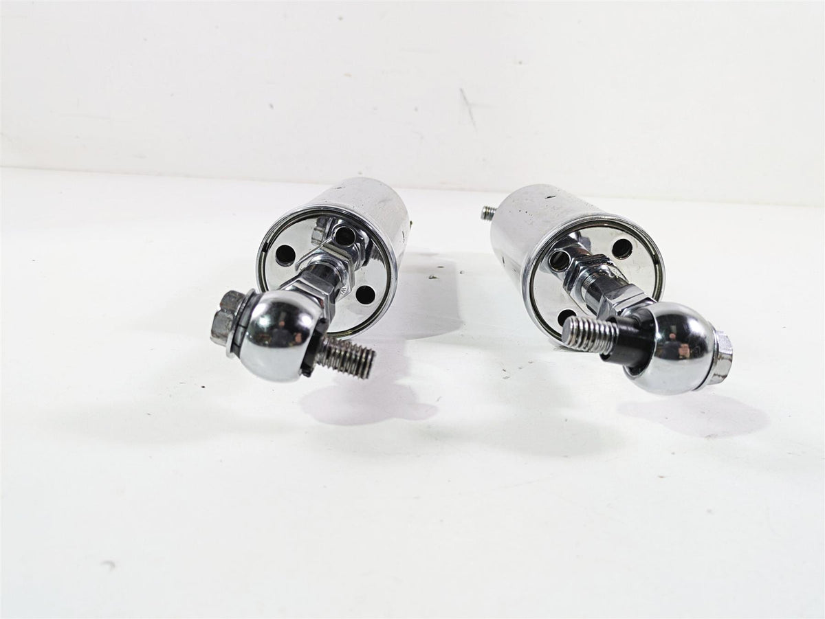 2008 Ultima Motorcycles Fat Bastard Chrome Adjustable Rear Shock Damper Set {{ shop.shopifyCountryName }} - Mototech271