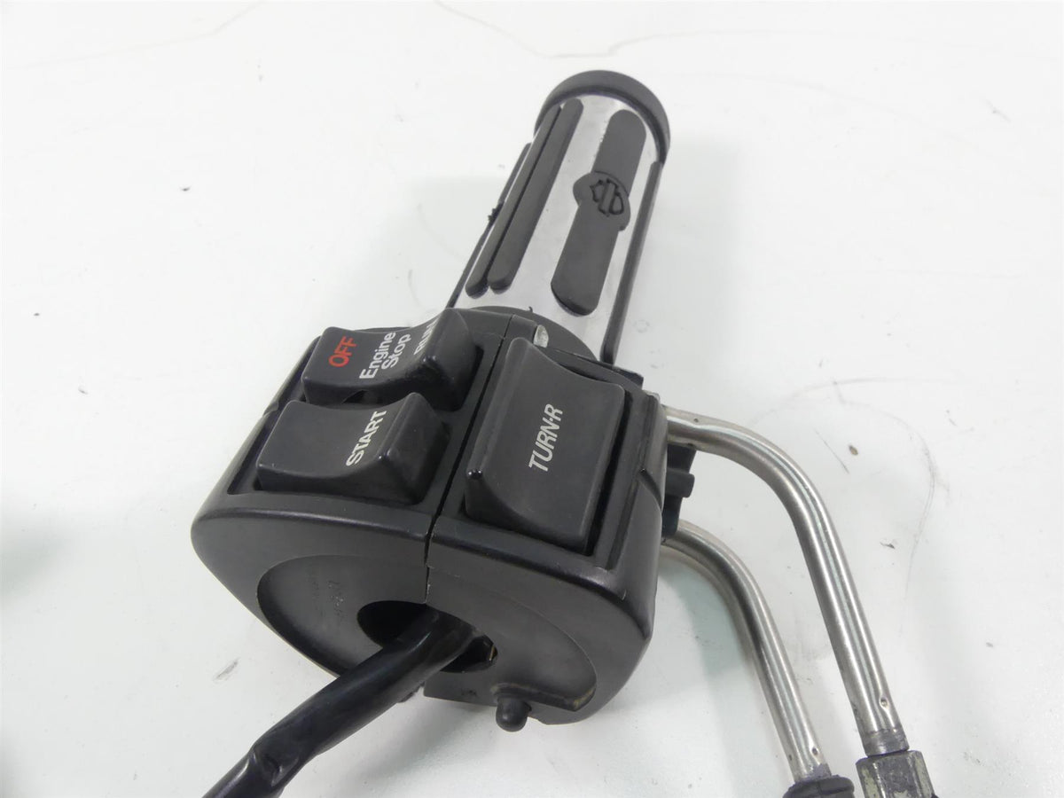 1993 Harley FXSTS Softail Springer Right Control Switch + Throttle Grip 70219-87 {{ shop.shopifyCountryName }} - Mototech271