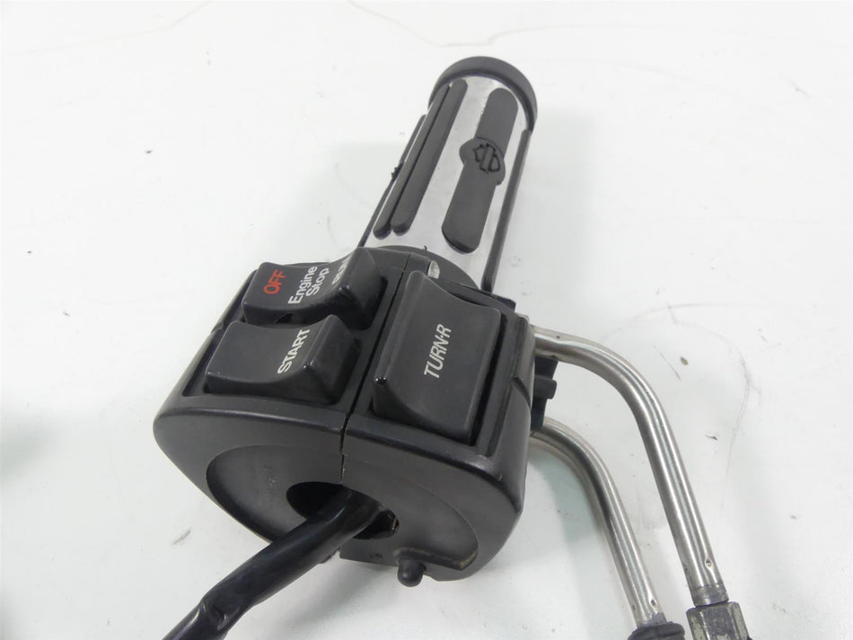 1993 Harley FXSTS Softail Springer Right Control Switch + Throttle Grip 70219-87 {{ shop.shopifyCountryName }} - Mototech271
