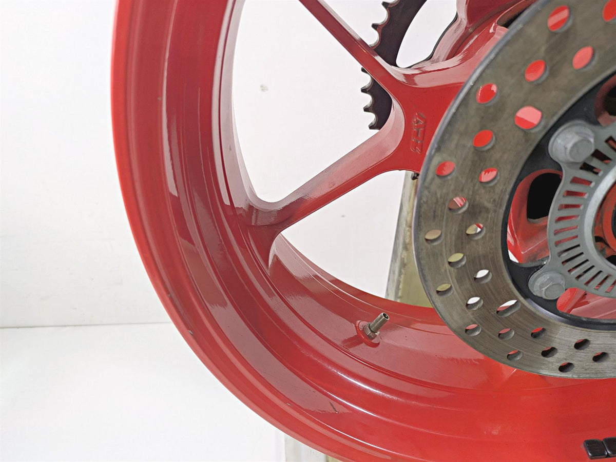 2017 Aprilia RSV 1100 Tuono V4 Factory Straight 17x6 Rear Wheel Rim 2B002118 {{ shop.shopifyCountryName }} - Mototech271