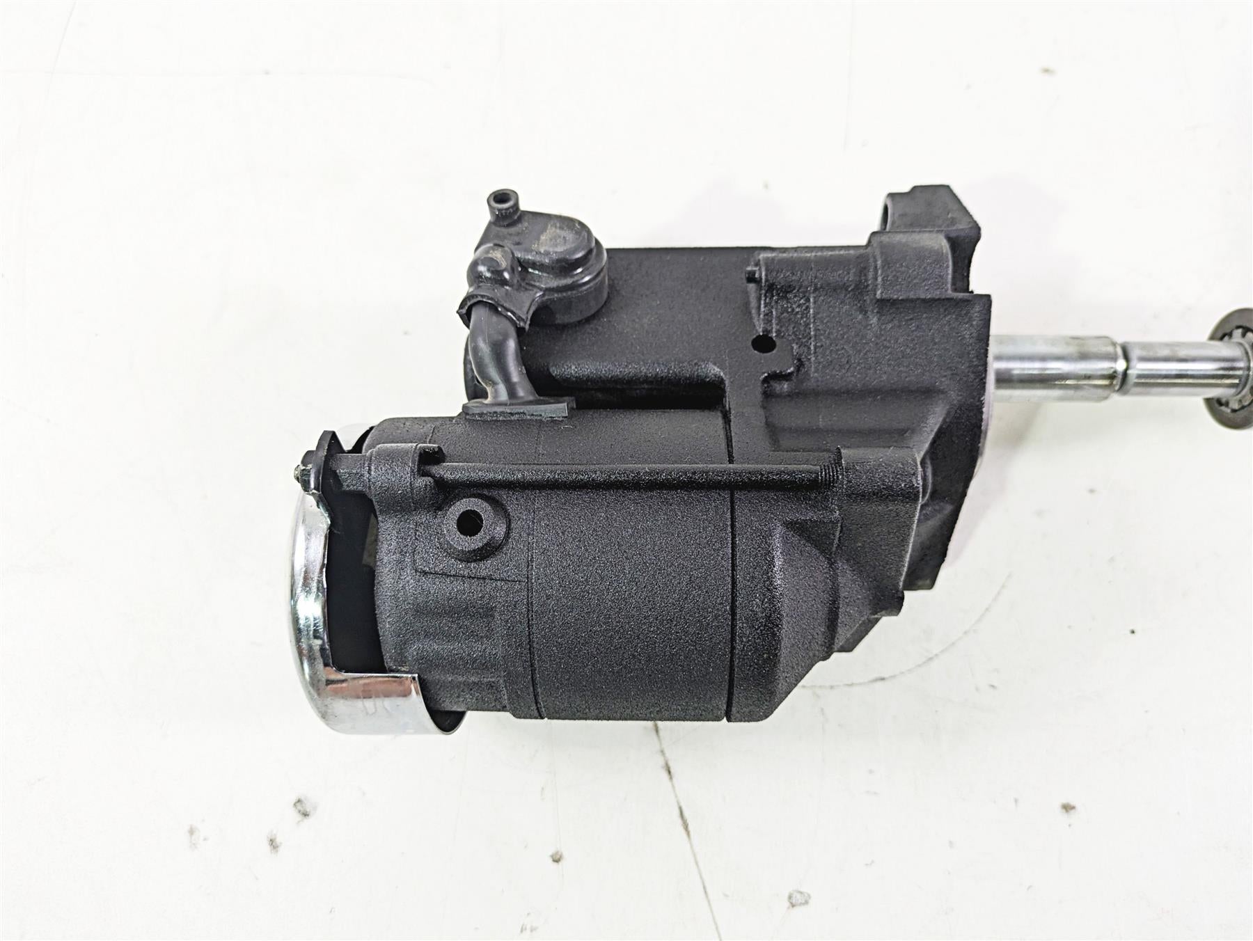 2004 Harley Softail FLSTF Fat Boy Engine Starter Motor + Cover 31612-09 {{ shop.shopifyCountryName }} - Mototech271