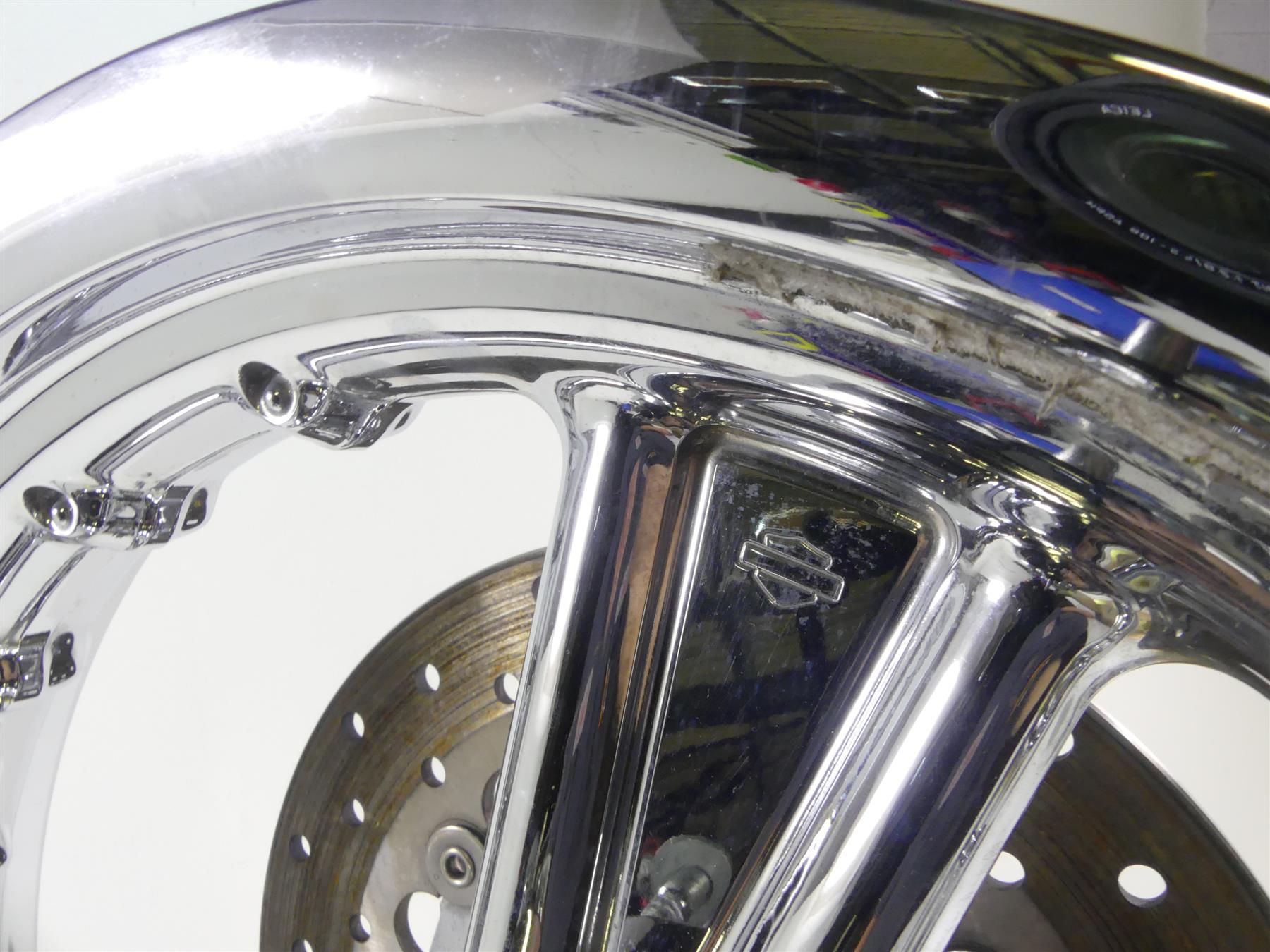 2004 Harley FLHTC SE CVO Electra Glide Rear Wheel Rim 16x3 43482-04 {{ shop.shopifyCountryName }} - Mototech271