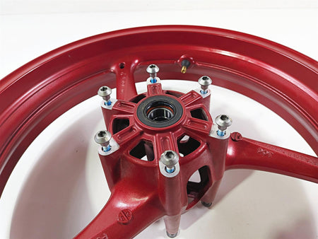 2024 Suzuki GSXR600 Straight Front Wheel Rim Red 17x3.5 54111-14J00 {{ shop.shopifyCountryName }} - Mototech271