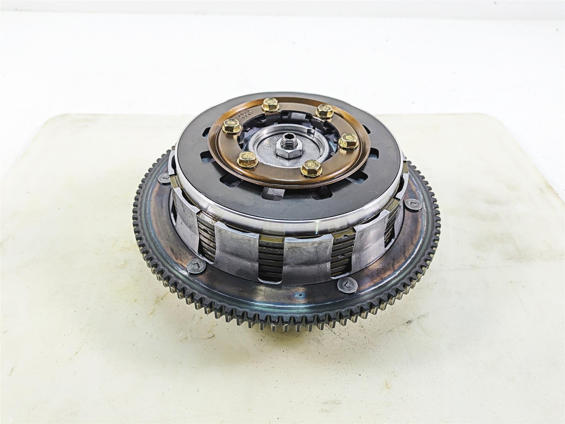 2000 Harley FXSTS Softail Springer Clutch Pressure Plate Set - Read 37707-98A | Mototech271