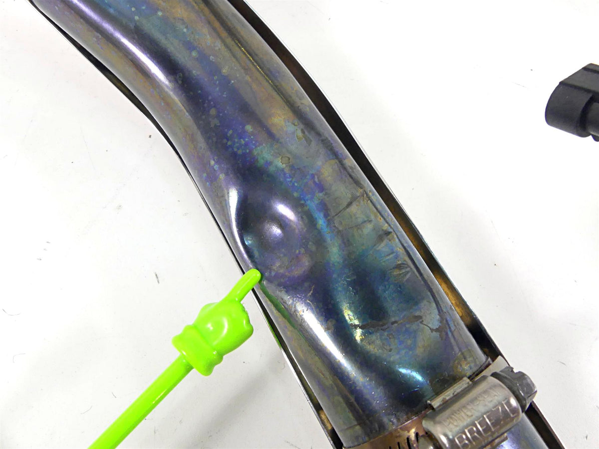 2007 Harley Touring FLHRSE CVO Road King Dented Exhaust Pipe Header 65627-07 {{ shop.shopifyCountryName }} - Mototech271