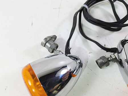 2002 Harley Dyna FXDL Low Rider Front Blinker Turn Signal Set 68972-00 {{ shop.shopifyCountryName }} - Mototech271