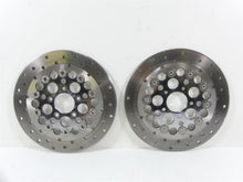 Load image into Gallery viewer, 2007 Harley FLHTCU SE CVO Electra Glide Front Brake Rotor Disc Set 44363-00
