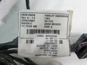 2017 Harley FXDLS Dyna Low Rider Main Wiring Harness Loom - No Cuts 69201569A