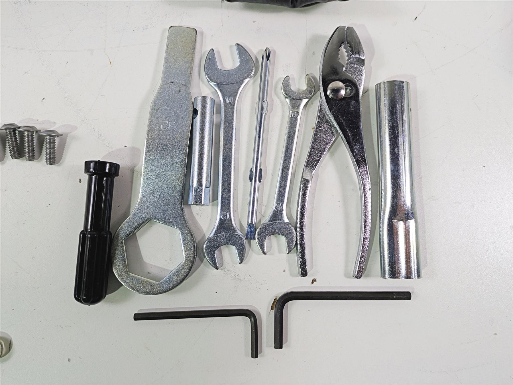 2023 Kawasaki ZX1400 ZX14R Ninja Oem Stock Tool Kit Bag Wrench Pliers {{ shop.shopifyCountryName }} - Mototech271