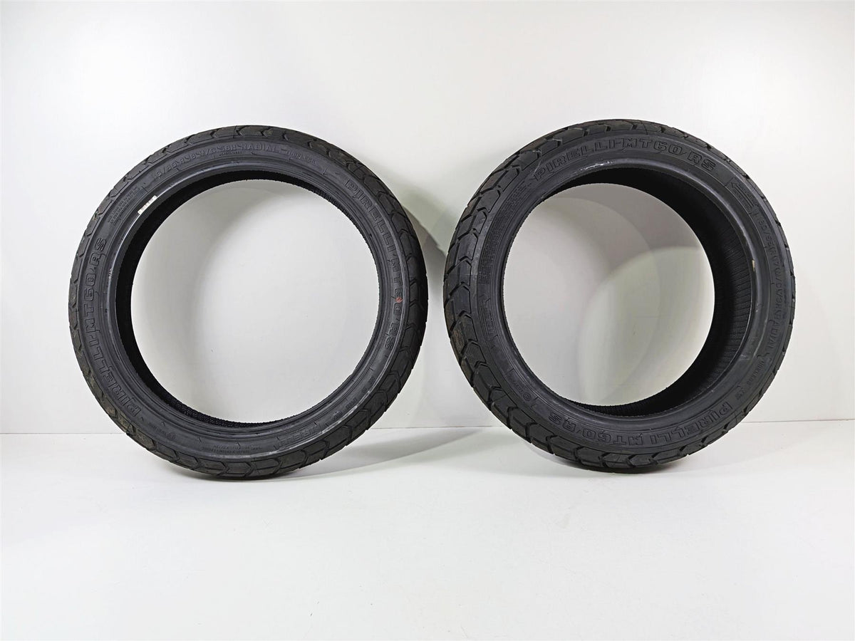 Used Front Rear Motorcycle Tire Set Pirelli Mt60 Rs 2504100-Mototech271