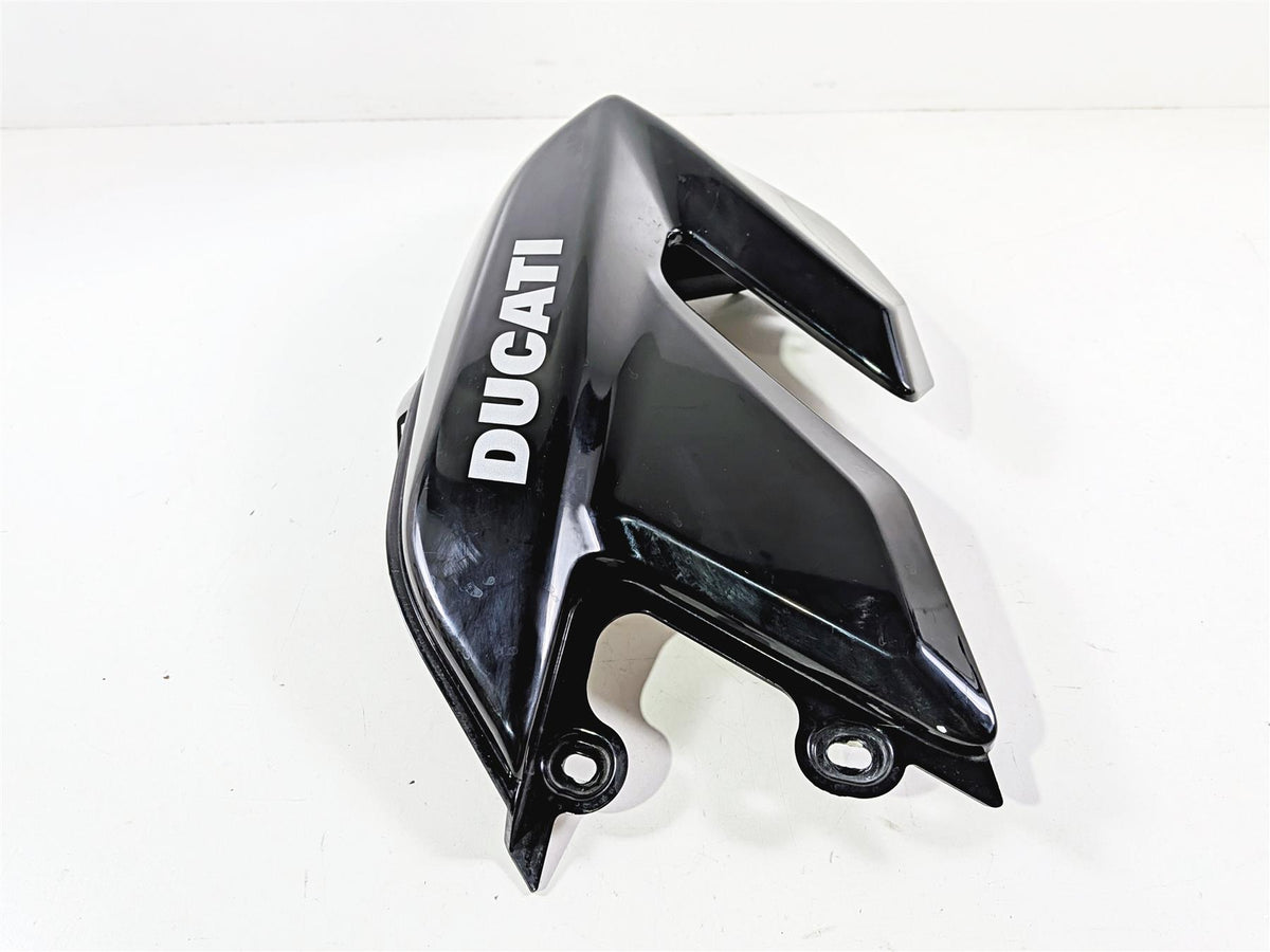 2009 Ducati Hypermotard 1100 S Black Right Tank Fairing Cover Cowl 48012501A-Mototech271