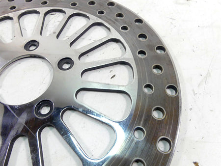 2002 Harley Touring FLHTC Electra Glide Front Chrome Brake Rotor Disc Set {{ shop.shopifyCountryName }} - Mototech271