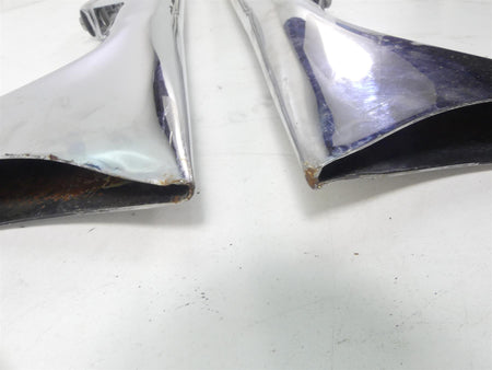 2013 Harley Touring FLHX Street Glide Fishtail Slip On Exhaust Pipe Muffler Set {{ shop.shopifyCountryName }} - Mototech271