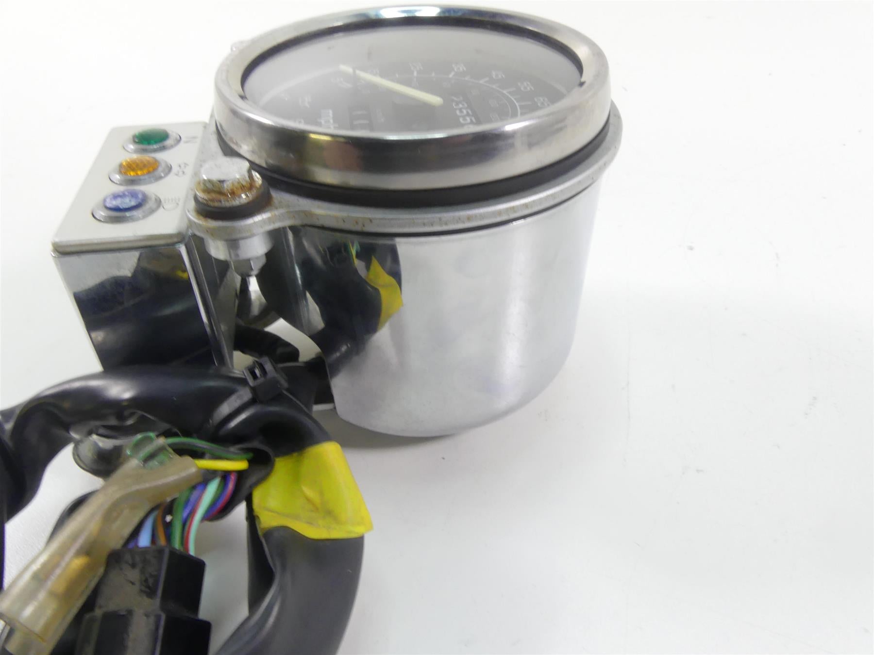 1998 Honda Shadow VT1100T Speedometer Gauge Instrument - 23K 37100-MBC-671 {{ shop.shopifyCountryName }} - Mototech271
